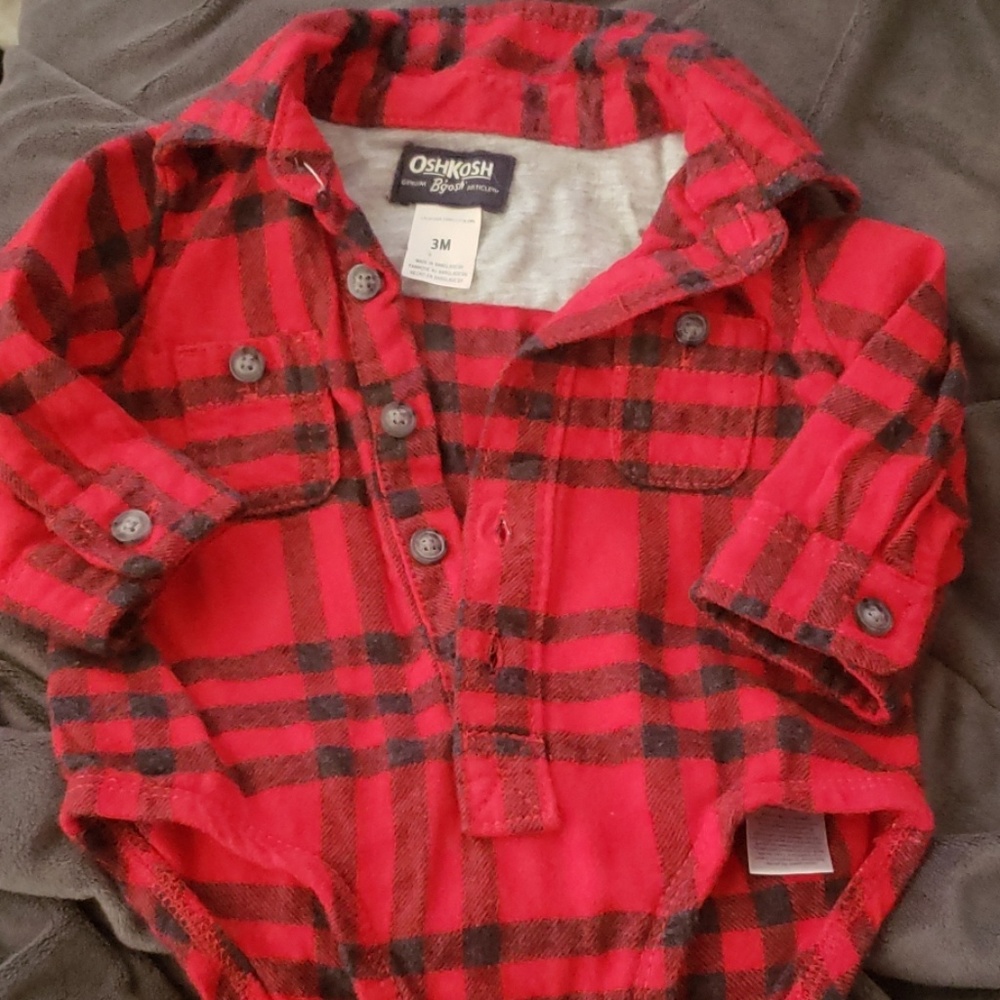 Oshkosh Flannel Button Up